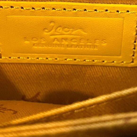 Rare 🔥 ICON Los Angeles‎ Snow Leopard designer leather crossbody bag, NWOT. - Picture 10 of 14